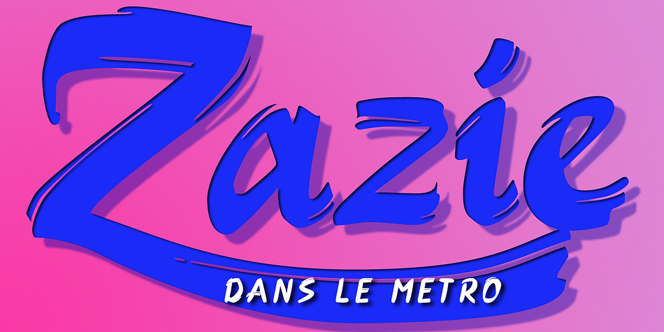 I got the idea when I was in Paris the last time and discovered that a small movie theater was showing »Zazie dans le Metro« by Louis Malle.