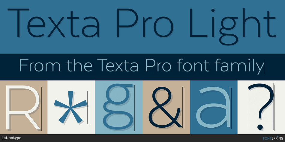 Texta Pro Light Font
