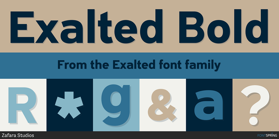 Exalted Bold Font