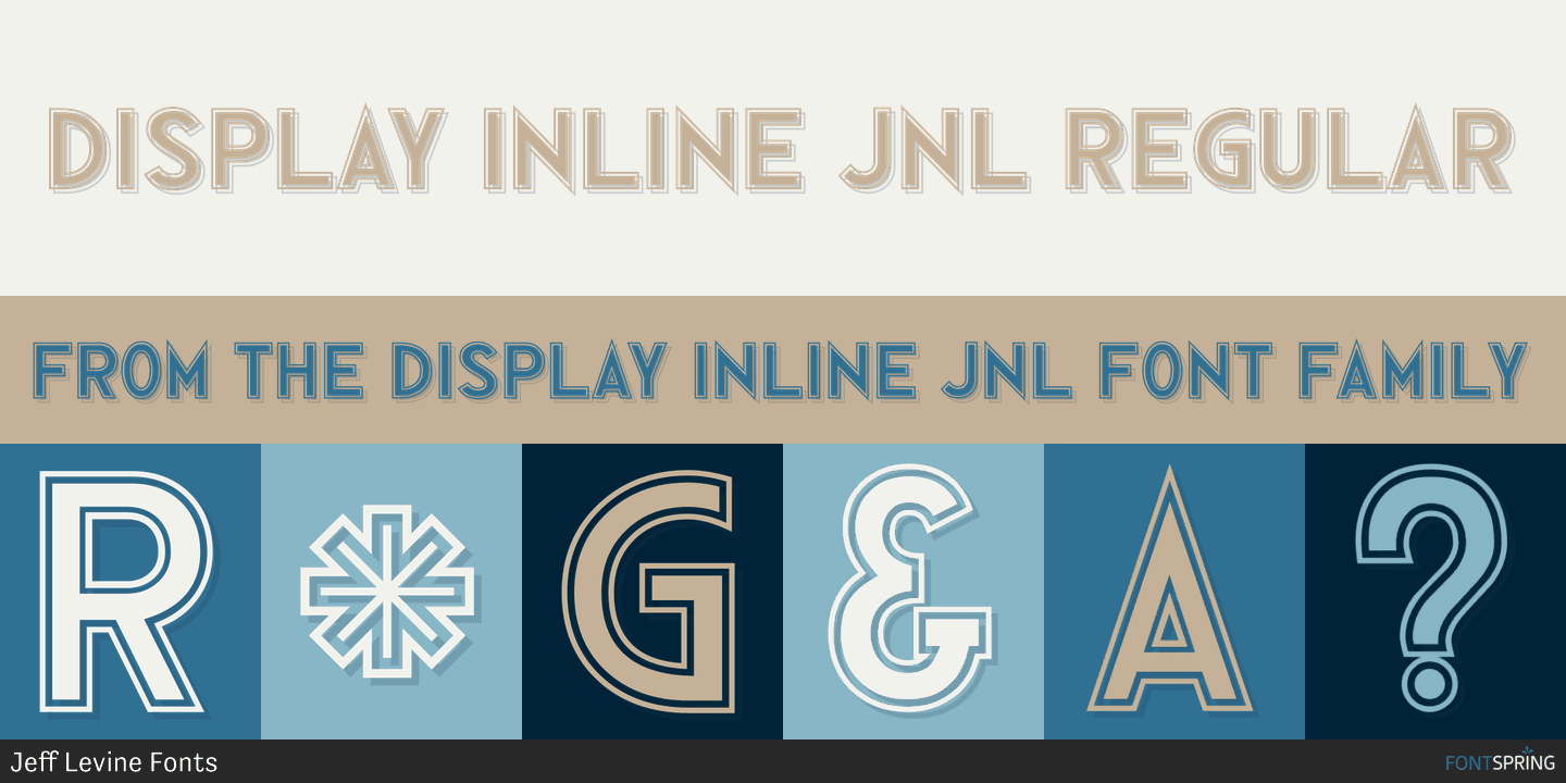 Display Inline JNL Font
