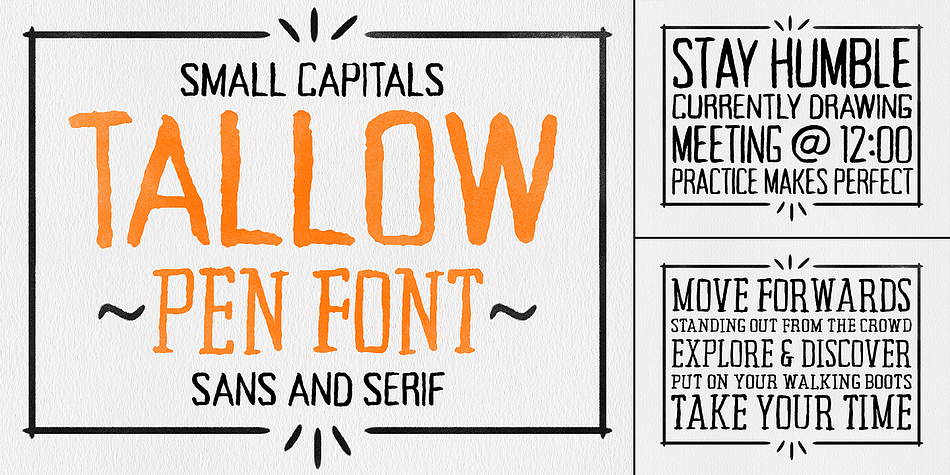 And each of the styles included are available as sans-serif and serif fonts.