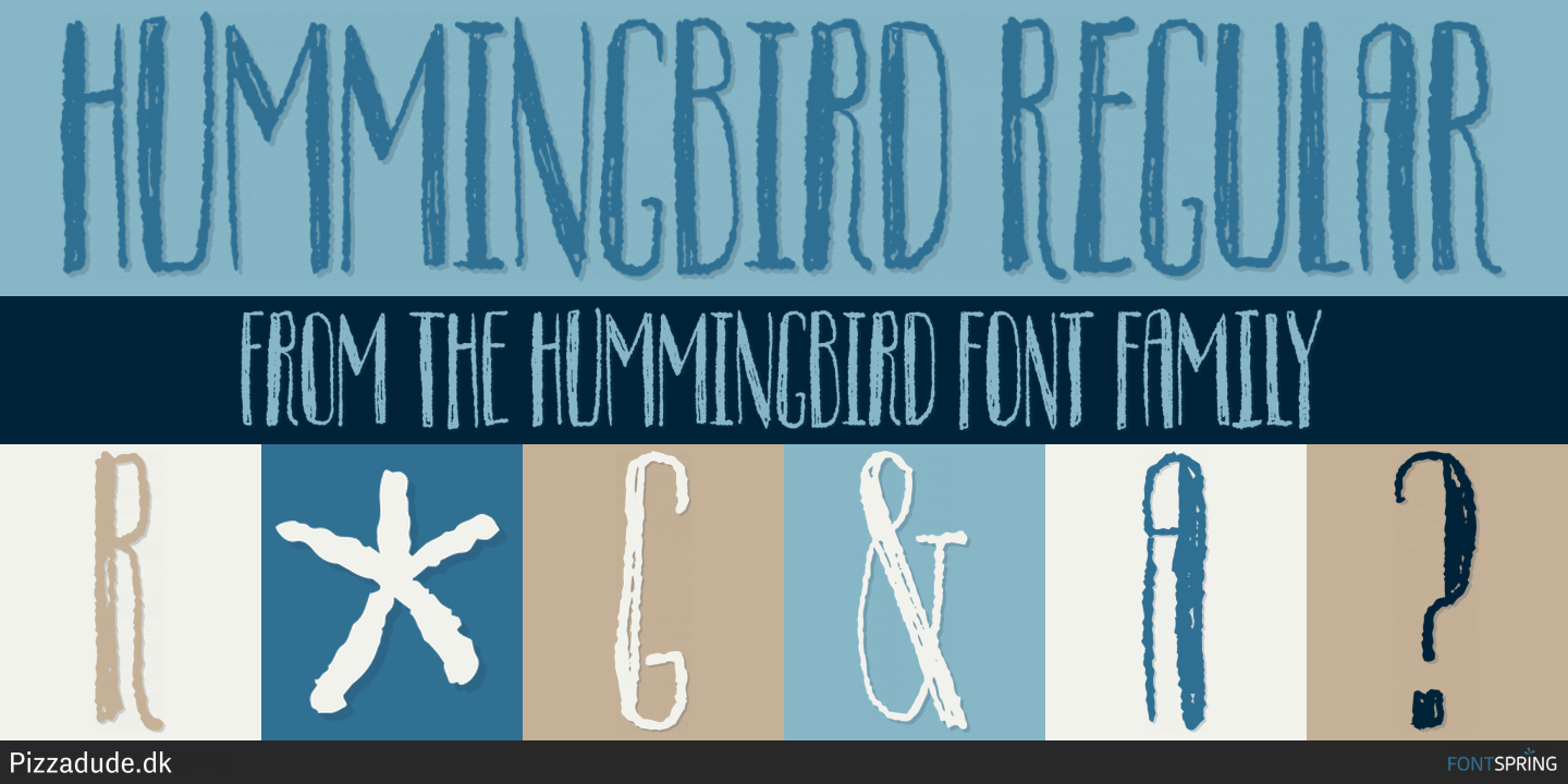 Fonts similar to Hummingbird