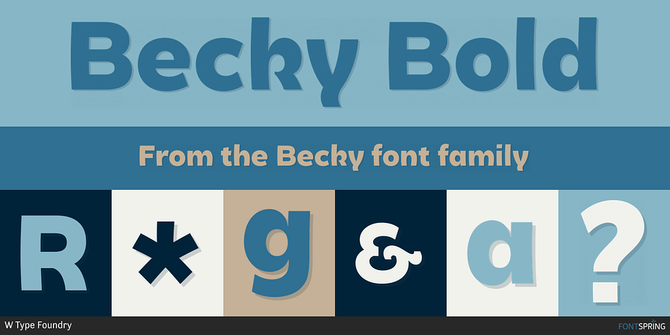 Becky Bold Font