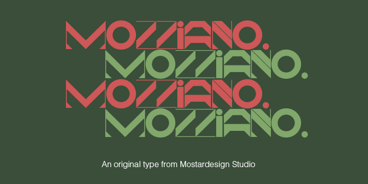 MOZZIANO is an elegant cross between geometric and round shapes.