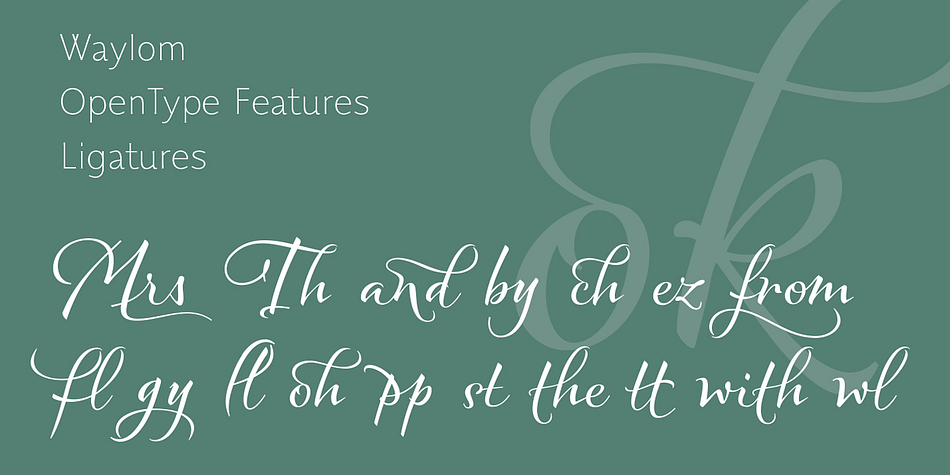 Waylom Font