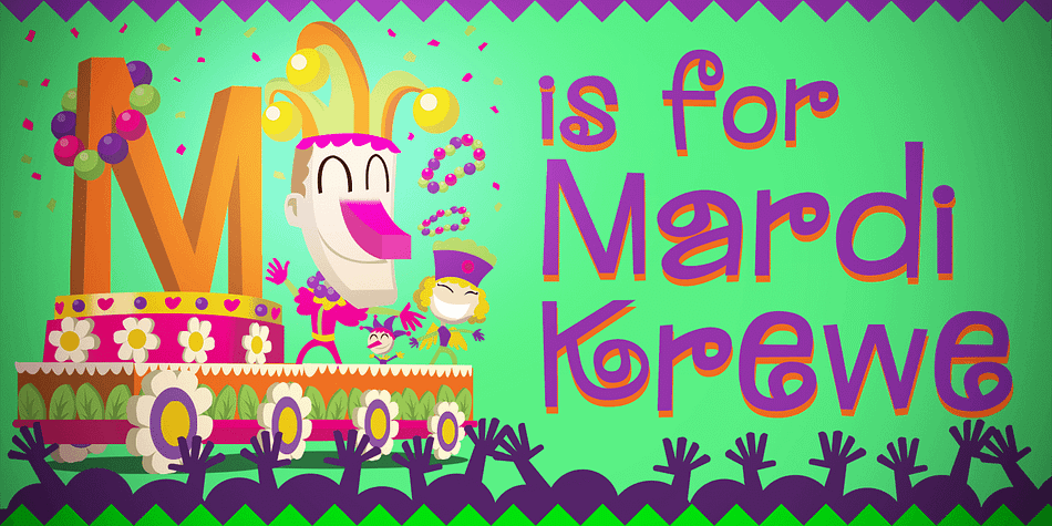 Wild and carefree, the MardiKrewe Family is filled with spunk and personality.