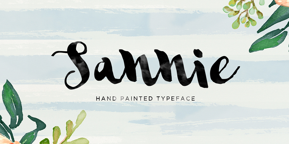 Highlighting the Sannie font family.