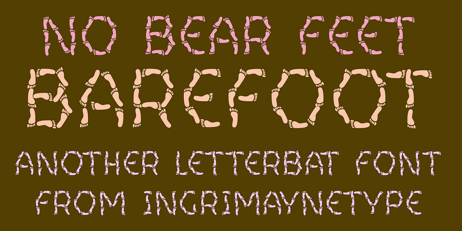 Barefoot Font