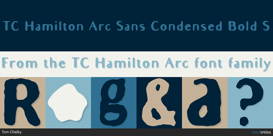 TC Hamilton Arc Sans Condensed Bold S Font