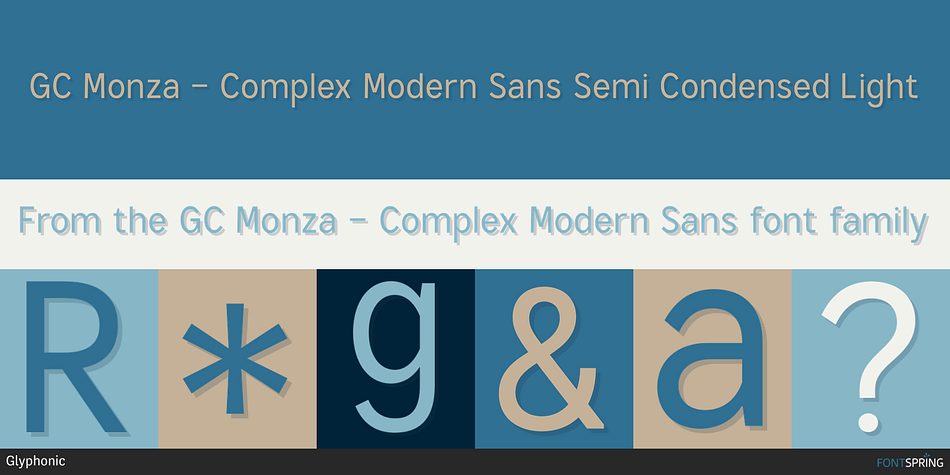 GC Monza - Complex Modern Sans Font
