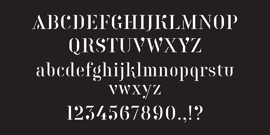 The typeface is released in OpenType format with extended support for most Latin languages.
