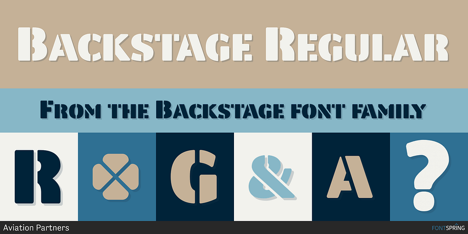 Backstage Regular Font
