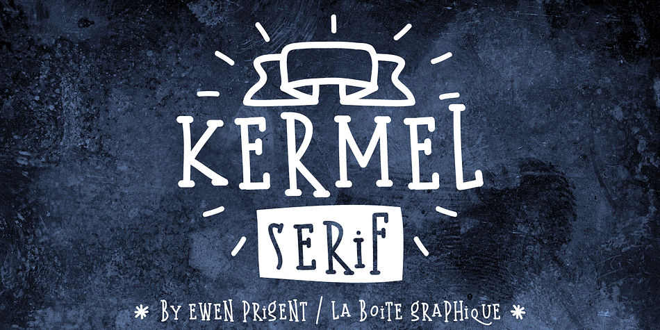 Ewen Prigent created the Kermel family for fun and colorful applications.
