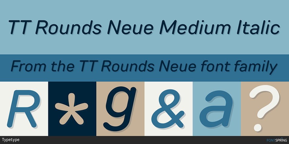 TT Rounds Neue Standard Font