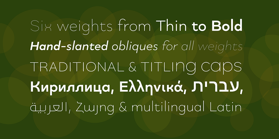 

Quinoa is display typeface by Catharsis Fonts that unites the seemingly opposed concepts of clean geometric architecture and organic humanist warmth.