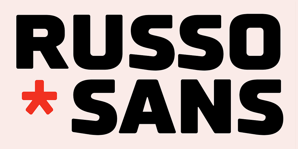 Russo Sans is a modern extension of the legendary free font Russo.