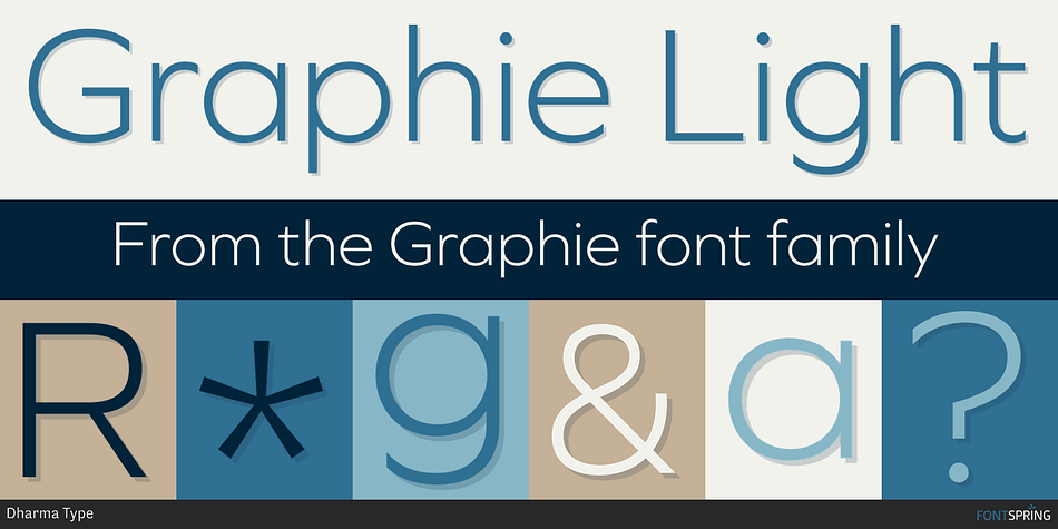 Graphie Light Font