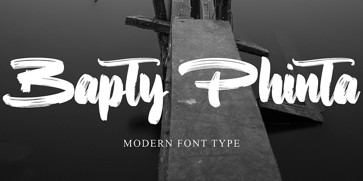 Bapty Phinta font family by Ayska