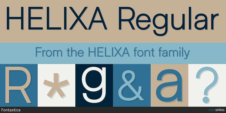 HELIXA Regular Font