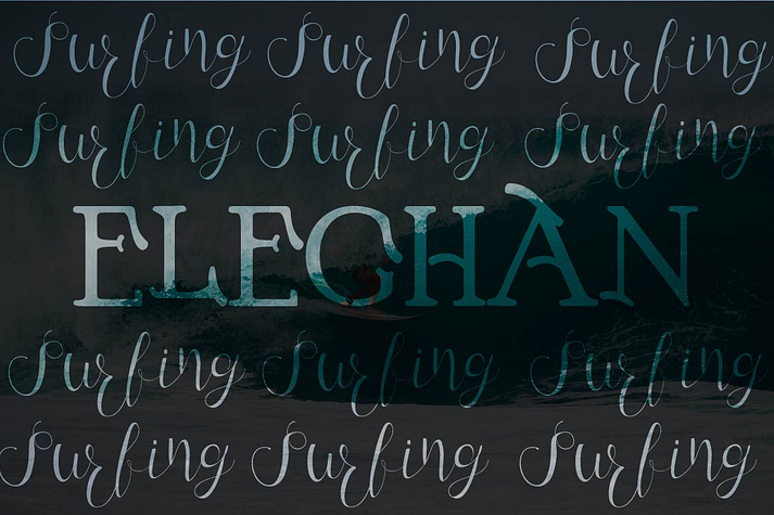 OpenType features with stylistic alternates, stylistic styles, discretionery ligatures and multiple language support.