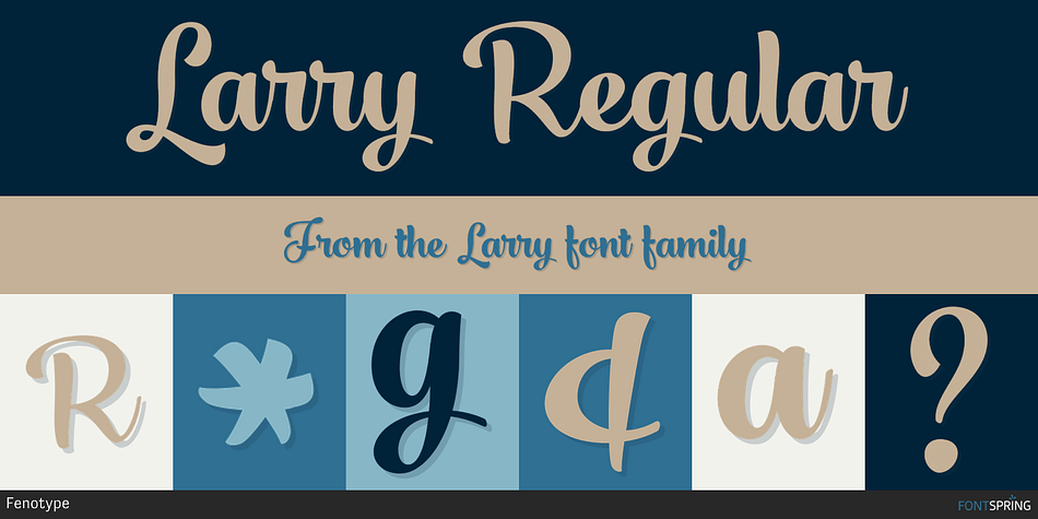 Larry Regular Font
