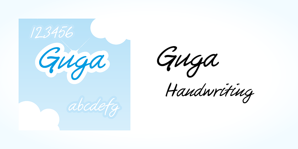 Digitized handwriting fonts are a perfect way to give documents the “very special touch”.