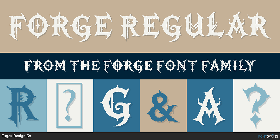 Forge Regular Font