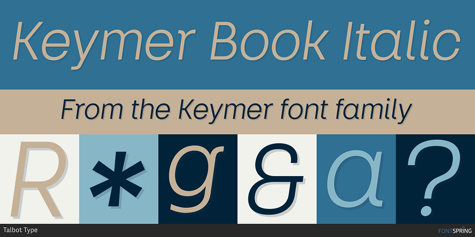 Keymer Book Font