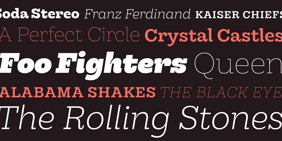 Detailed forms and counter forms allow this typeface to be used in very large sizes.