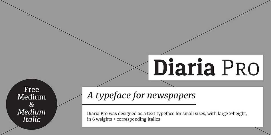 Diaria started as a project in Typeface Architecture for Master in Advanced Typograghy at EINA, Centre Universitari de Disseny i Art de Barcelona, a course tutored by Laura Meseguer and Íñigo Jerez Quintana.