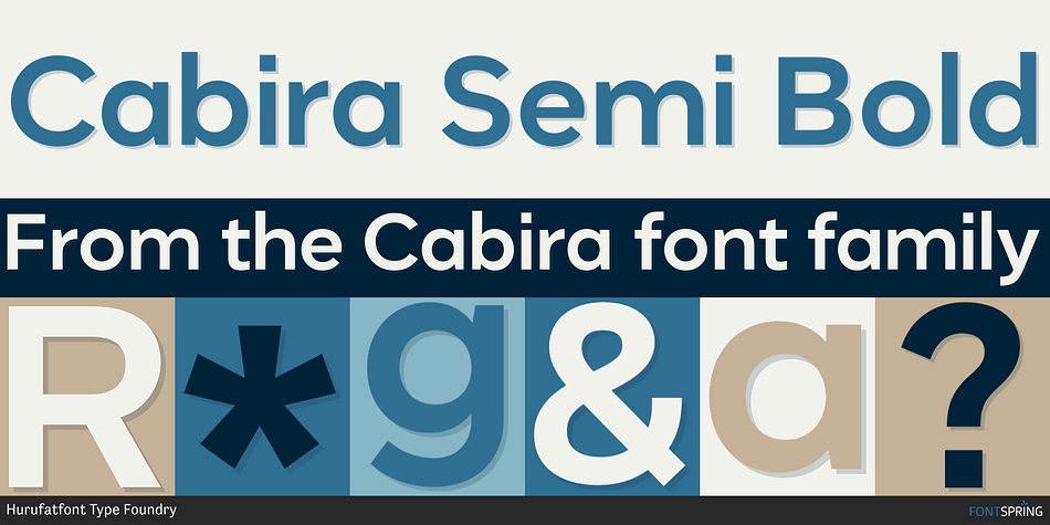 Cabira Semi Bold Font