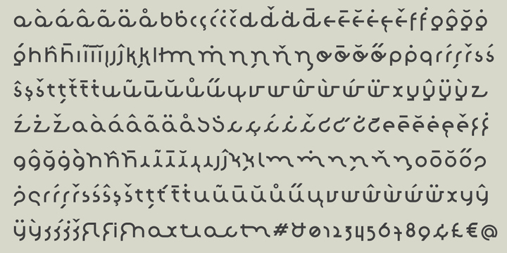 Displaying the beauty and characteristics of the arnica font family.