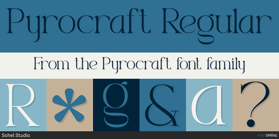 Pyrocraft Regular Font