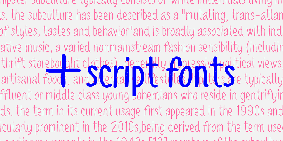 Emphasizing the favorited Sofia Rough font family.