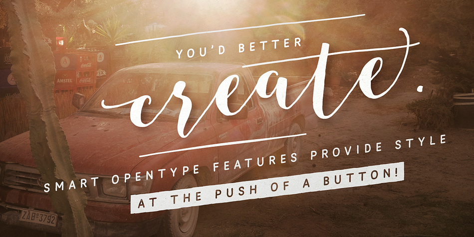 Emphasizing the favorited Mila Script Pro font family.