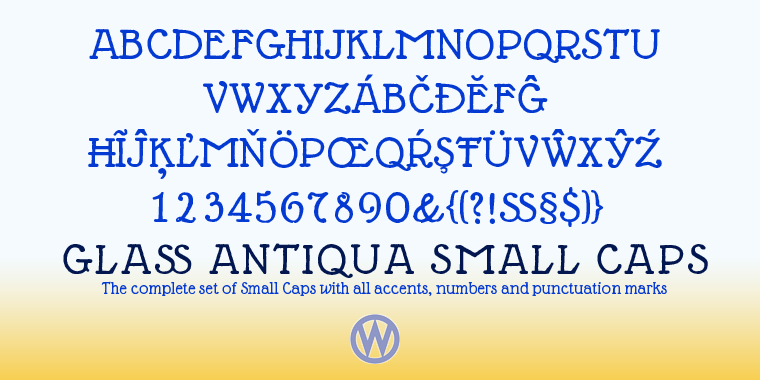 I added Swashes, endletters and smallcaps to the set to make it complete.