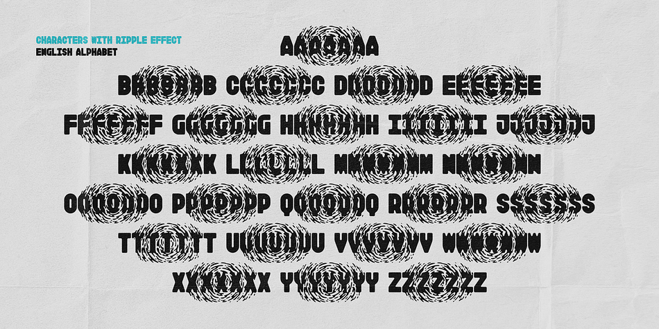 Inky Ripples Font