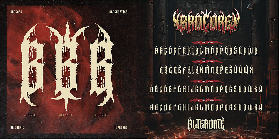 Brocore Font
