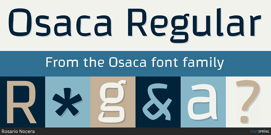 Osaca Regular Font