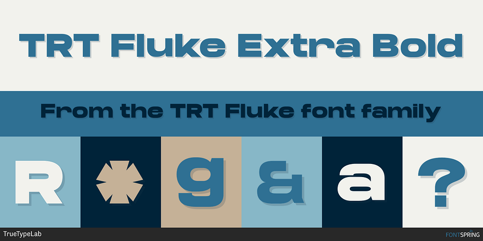 TRT Fluke Extra Bold Font