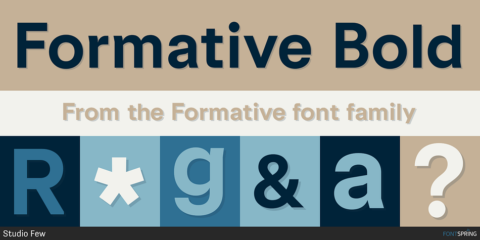 Formative Bold Font