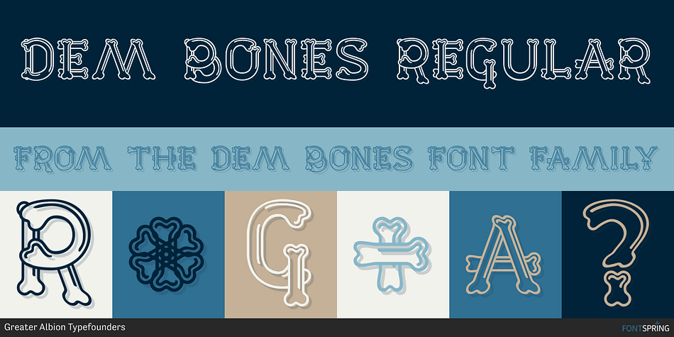 Dem Bones Regular Font