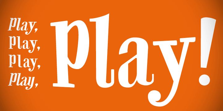 CA Play Font | Fontspring