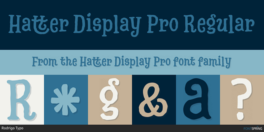 Fonts similar to Hatter Display Pro