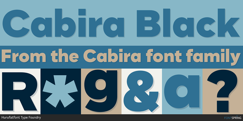 Cabira Black Font
