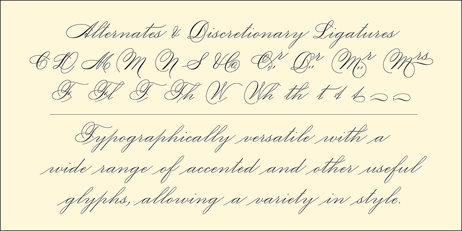 Smith Spencerian is best suited for print use.