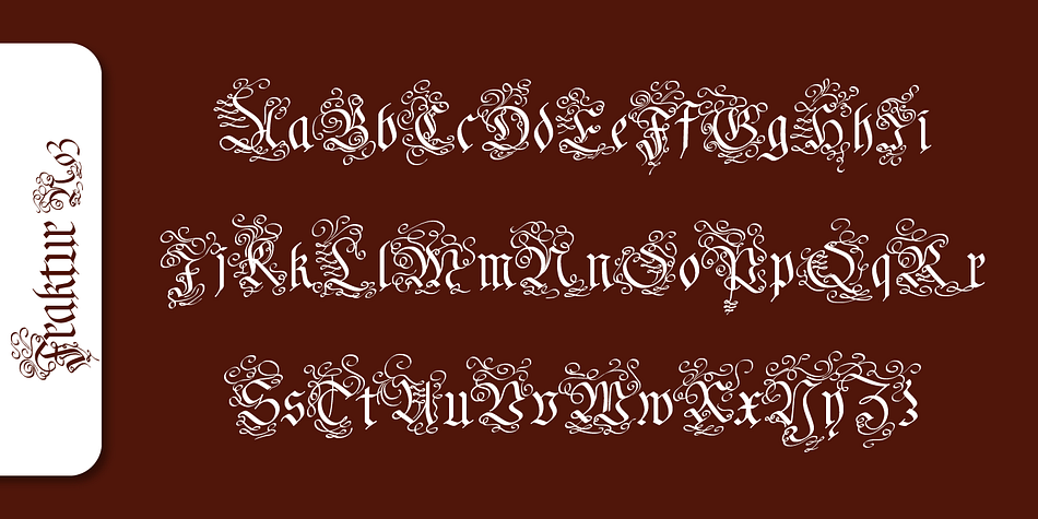 Starting in the 16th century and lasting well into the 20th century, most works in Germany were printed using blackletter types.