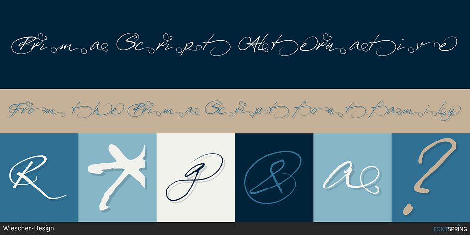 Prima Script Alternative Font