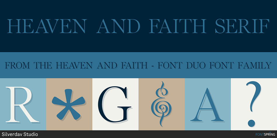Heaven And Faith Serif Font