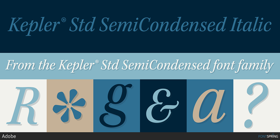 Kepler® Std Essentials Super Pack Font